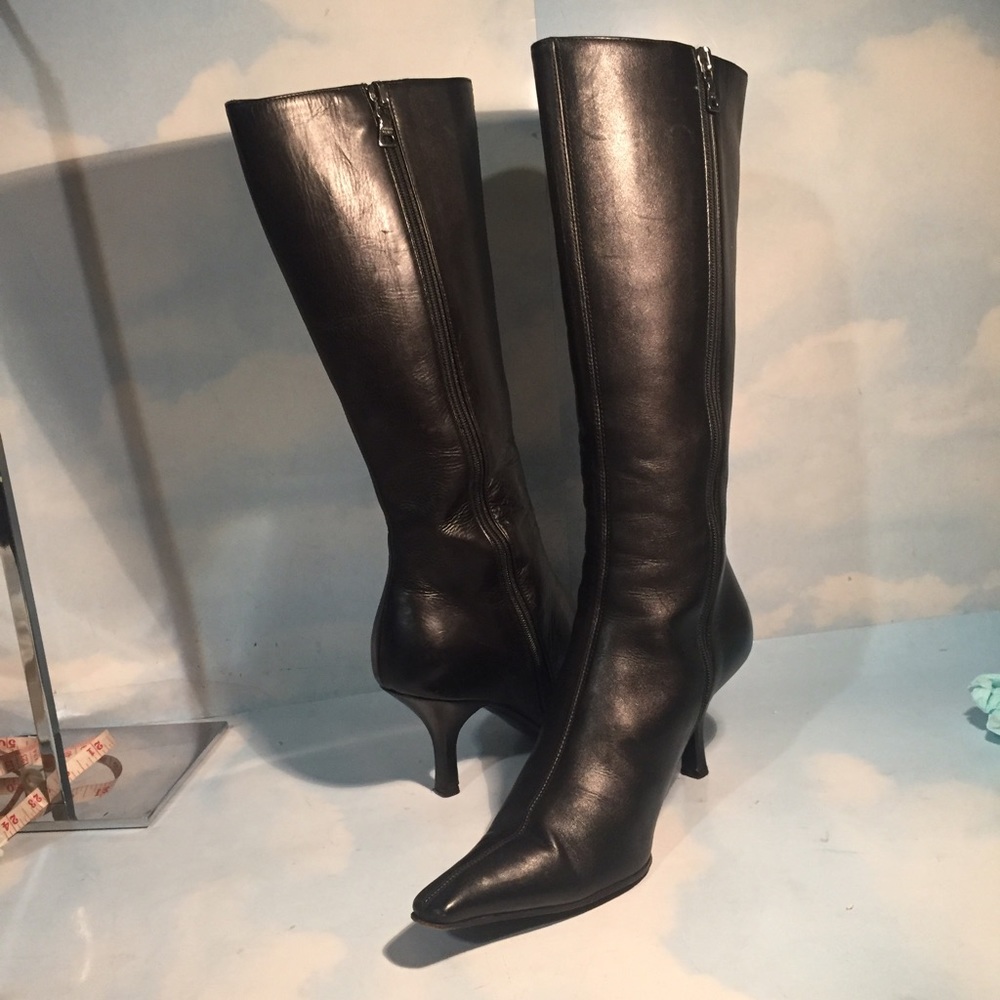 COPY - PRADA CLASSY BLACK BOOTS SZ-36/6